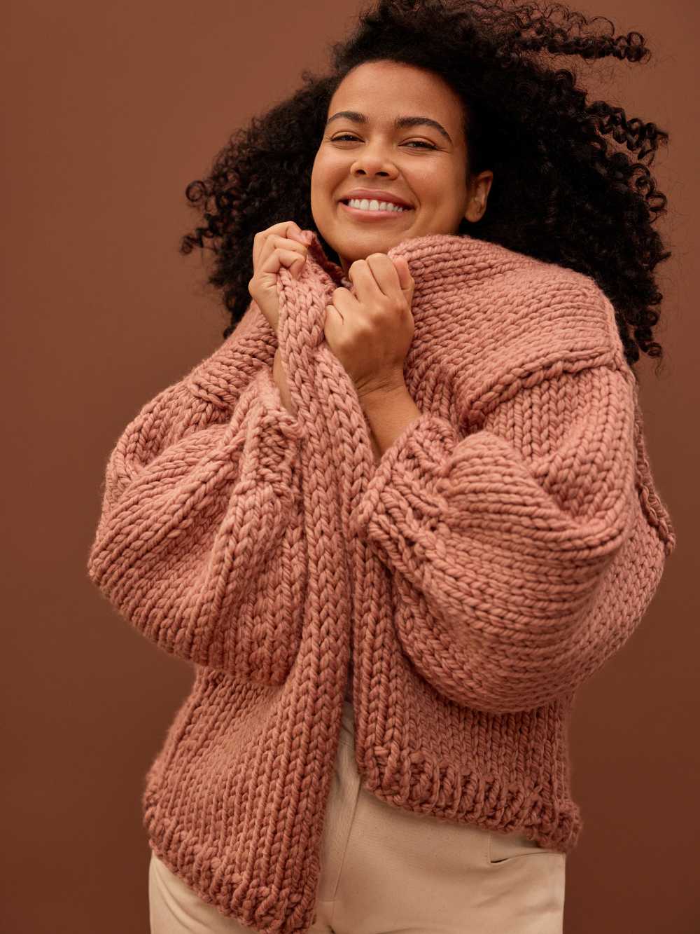andmary Holy knit set up 赤 red ANDMARY】Holy knit set up