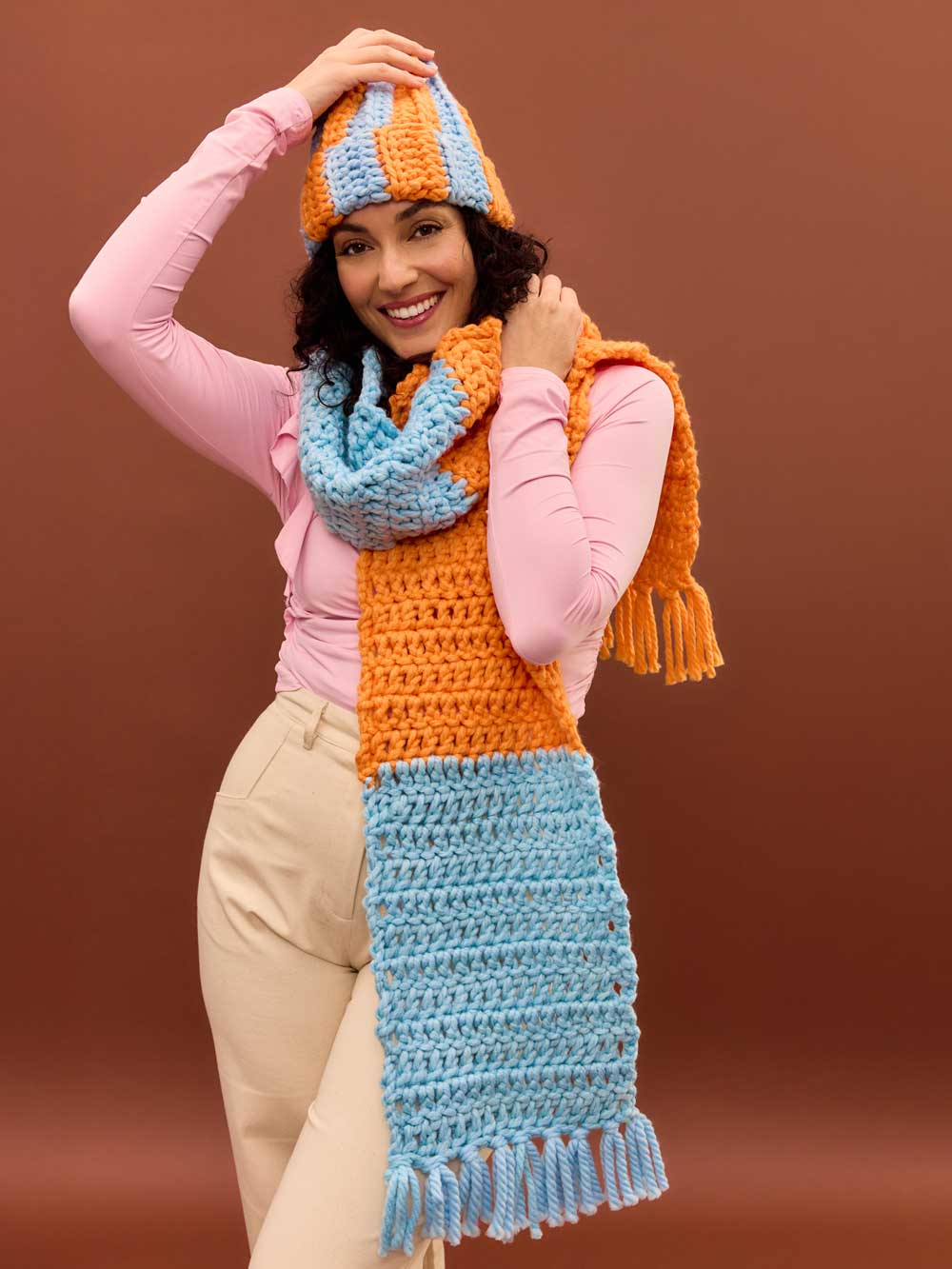 Amelia Scarf Crochet Kit - Main Image