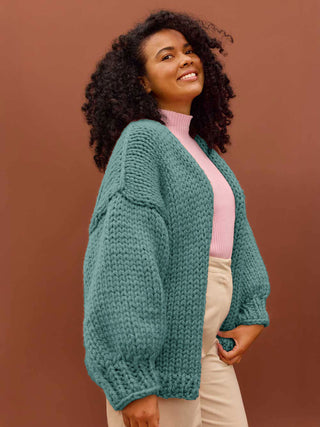 Jane Beginner Cardigan Knit Kit