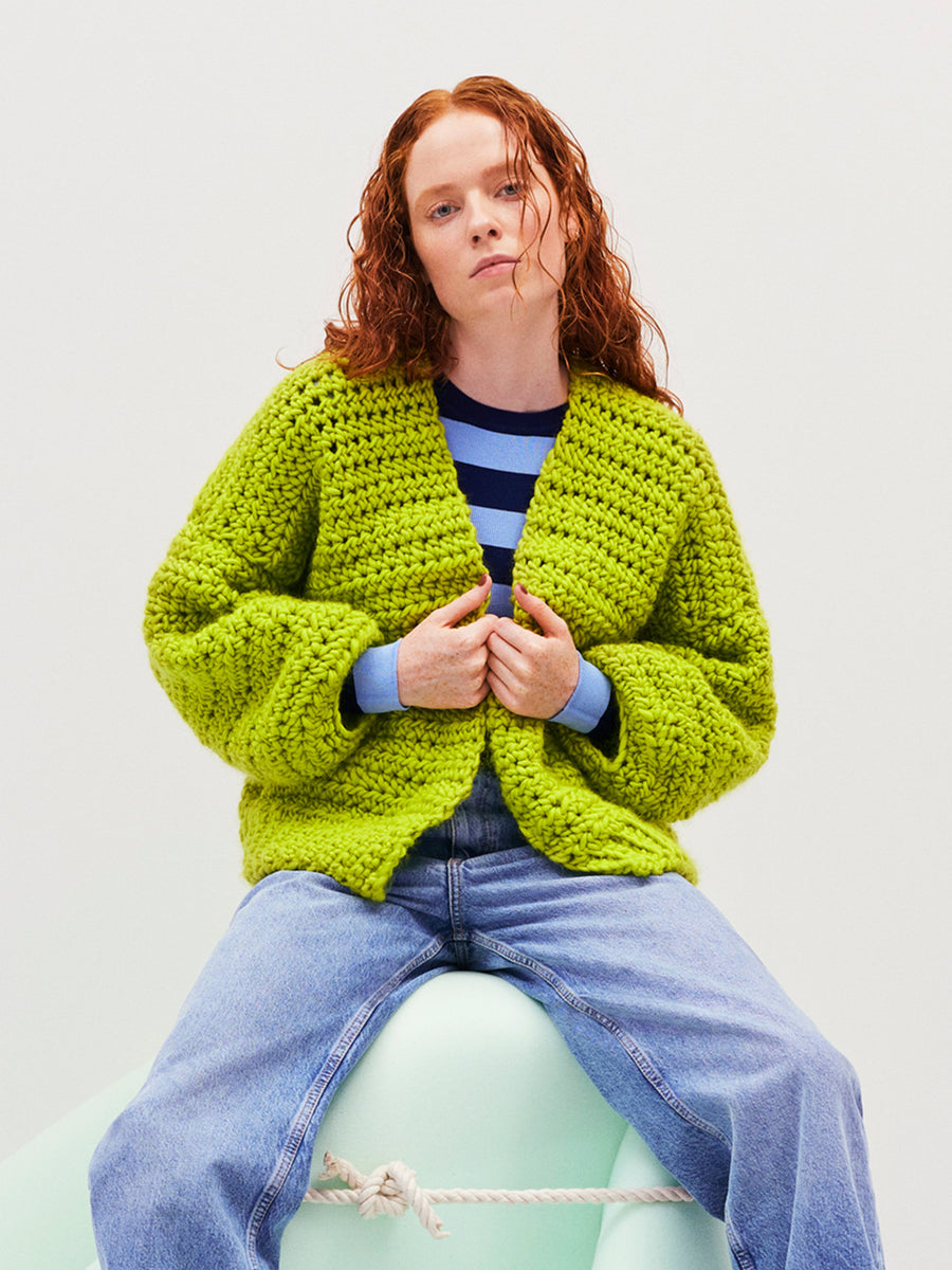Learn to Crochet the Clare Cardigan with Cardigang