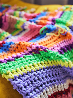 Florence Afghan Blanket Crochet Kit
