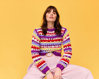 confident beginner crochet kits by Cardigang