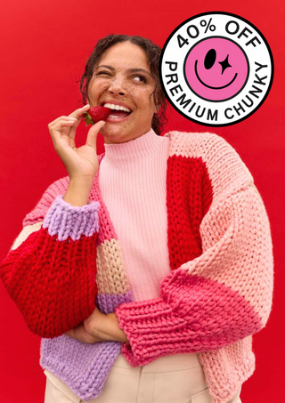 Olivia Beginner Cardigan Knit Kit