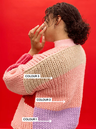 Everyday Olivia Beginner Cardigan Knit Kit