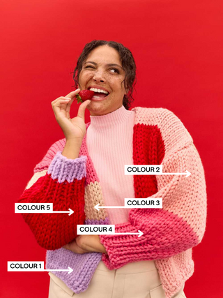 Everyday Olivia Beginner Cardigan Knit Kit