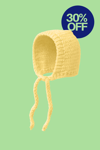 Teddy Baby Bonnet Knit Kit