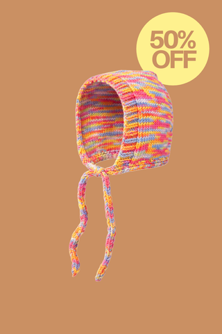 Teddy Baby Bonnet Knit Kit