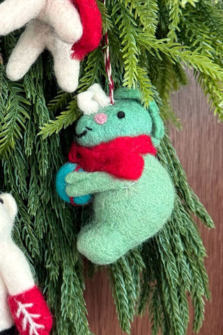 Christmas Dino Decoration