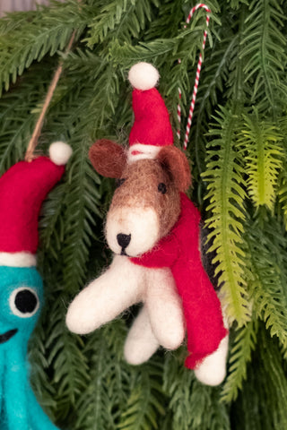 Christmas Dog Decoration