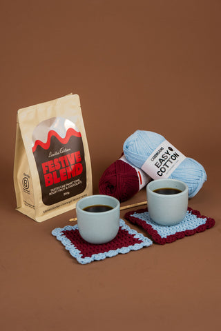 Veneziano Festive Blend x Cardigang Coaster Crochet Kit