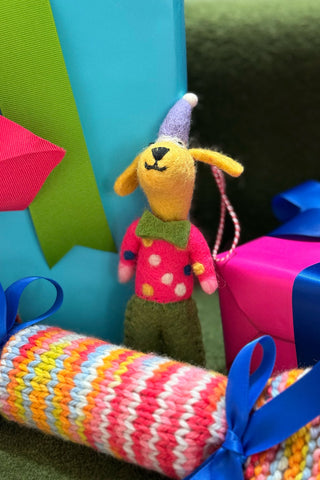 Party Bear Decoration - Yellow