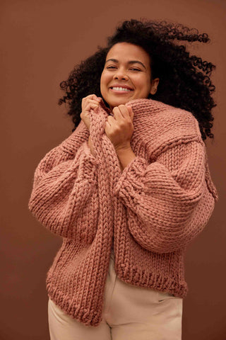 Jane Beginner Cardigan Knit Kit