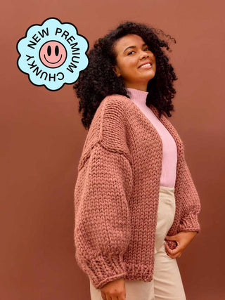PRE-ORDER Premium Jane Beginner Cardigan Knit Kit