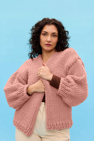 Jane Beginner Cardigan Knit Kit