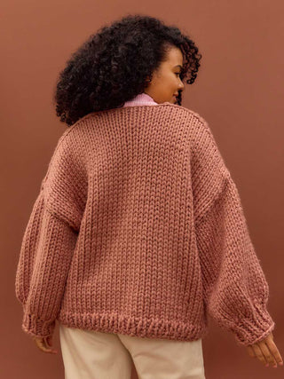 Everyday Jane Beginner Cardigan Knit Kit