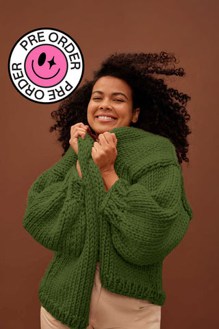 Jane Beginner Cardigan Knit Kit