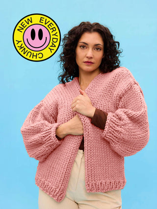 Sweet Cheeks Jane Beginner Cardigan Knit Kit