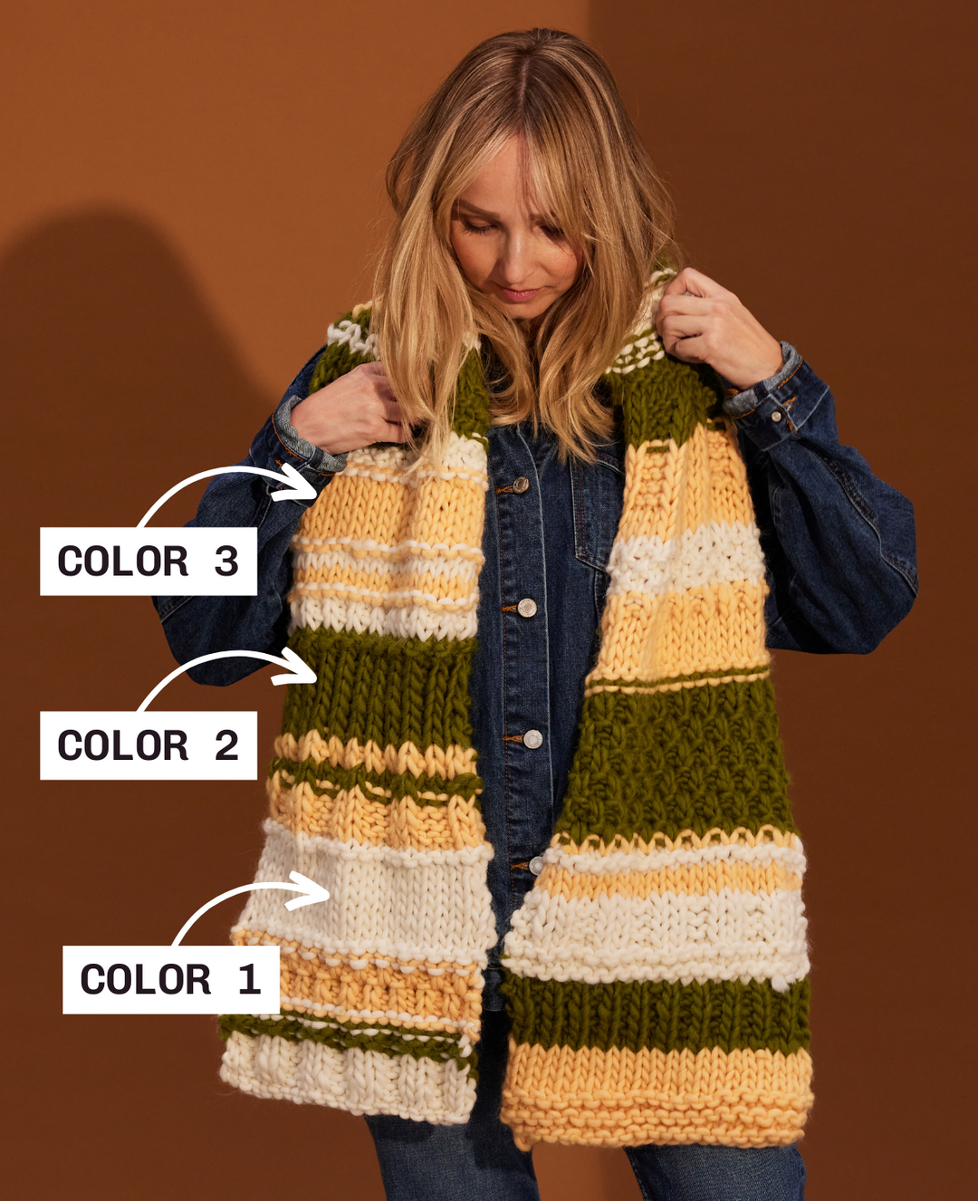 Lenny Learn Everything Scarf Knit Kit