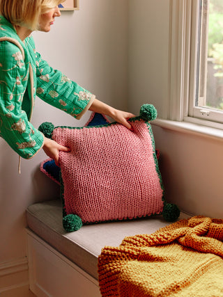 Maggie Beginner Cushion Cover Knit Kit