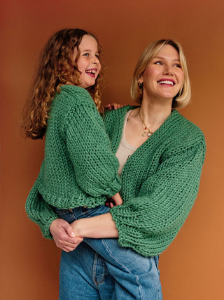 Mini Jane Beginner Cardigan Knit Kit