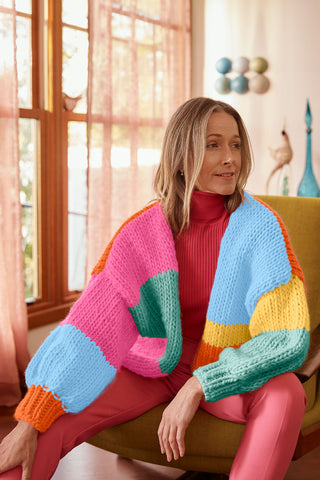 Olivia Beginner Cardigan Knit Kit