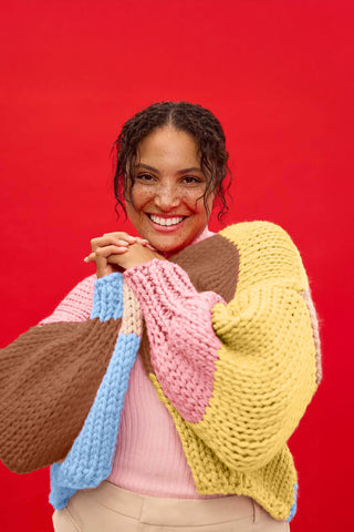 Olivia Beginner Cardigan Knit Kit