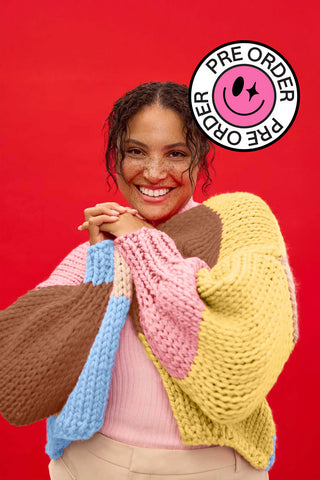 Olivia Beginner Cardigan Knit Kit