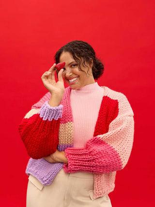 PRE-ORDER Premium Olivia Beginner Cardigan Knit Kit