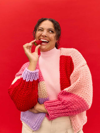 PRE-ORDER Everyday Olivia Beginner Cardigan Knit Kit