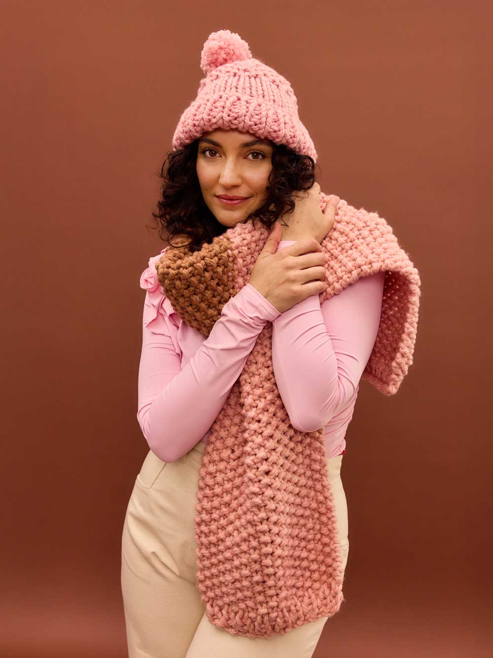Cardigang Rachel Beanie Knit Kit A Chunky Beanie for Total Newbies | Rachel Knit Kit by Cardigang main image 2