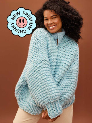 PRE-ORDER Premium Shannon Beginner Cardigan Knit Kit
