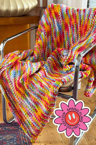 Spring Fling Blanket Knit Kit