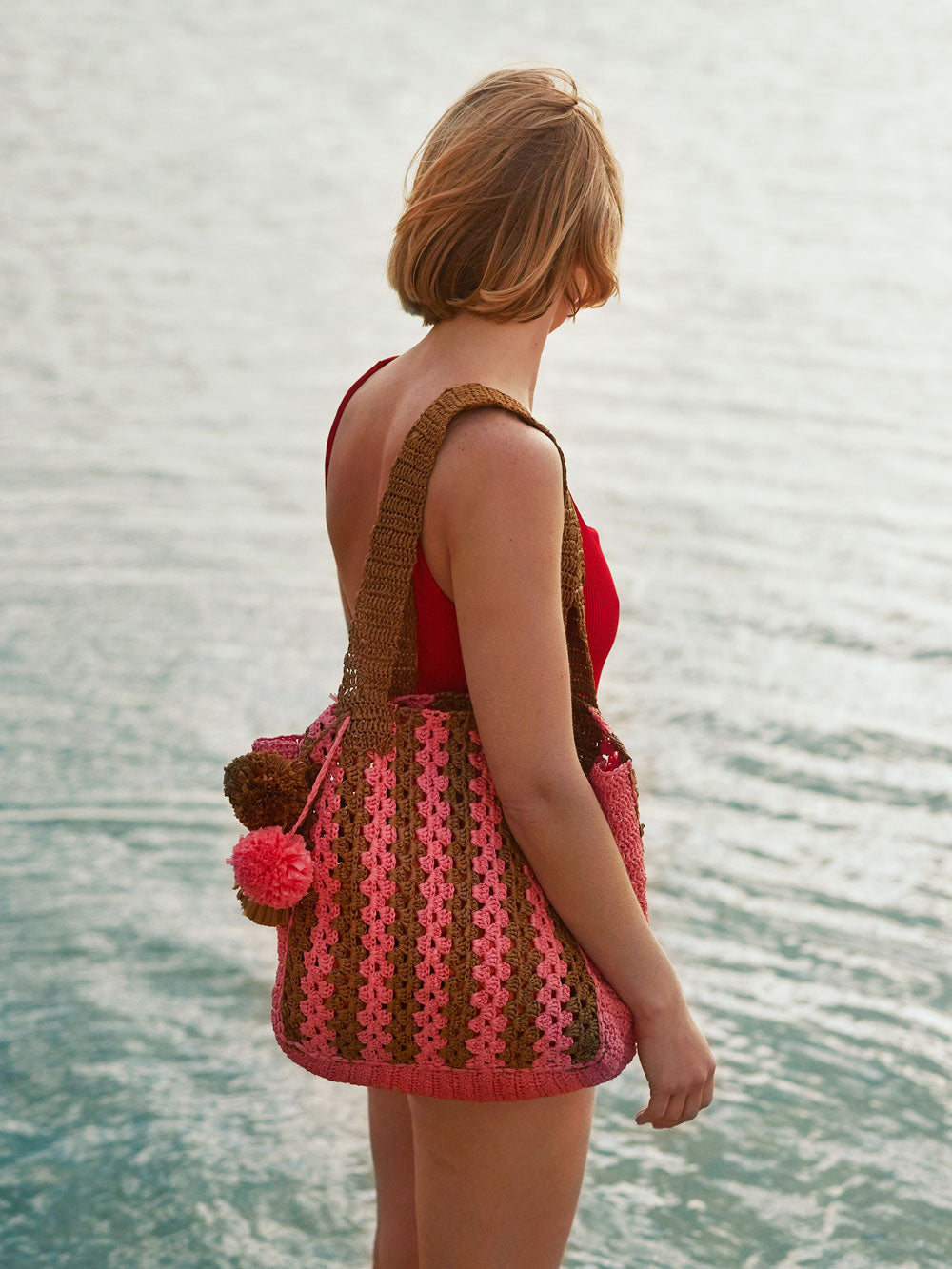 Ava Raffia Tote Bag Crochet Kit