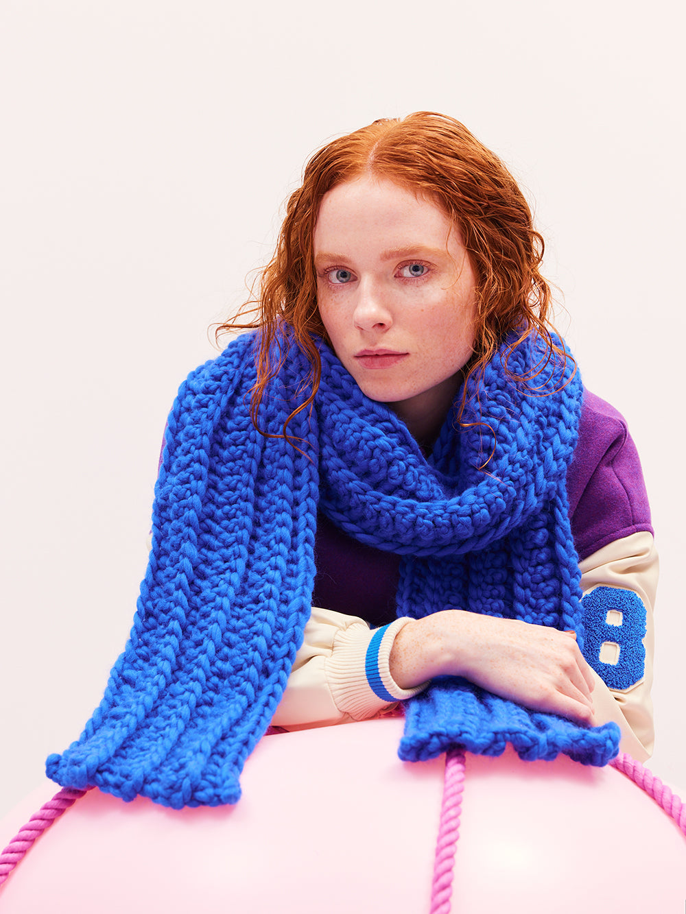 Multi-Coloured Bonnie Scarf Crochet Kit