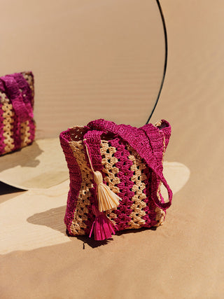 Jemma Raffia Tote Bag Crochet Kit