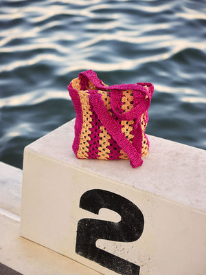 Jemma Raffia Tote Bag Crochet Kit - Archive Sale