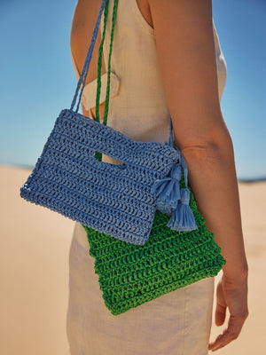 Rose Raffia Bag Crochet Kit