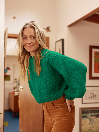 Ruby Jumper Knit Kit - Kale Me Maybe Green