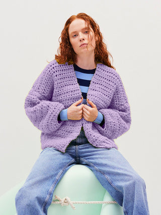 Clare Cardigan Crochet Kit