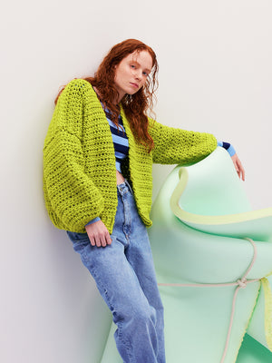 Clare Cardigan Crochet Kit