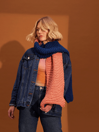 Harper Beginner Scarf Knit Kit