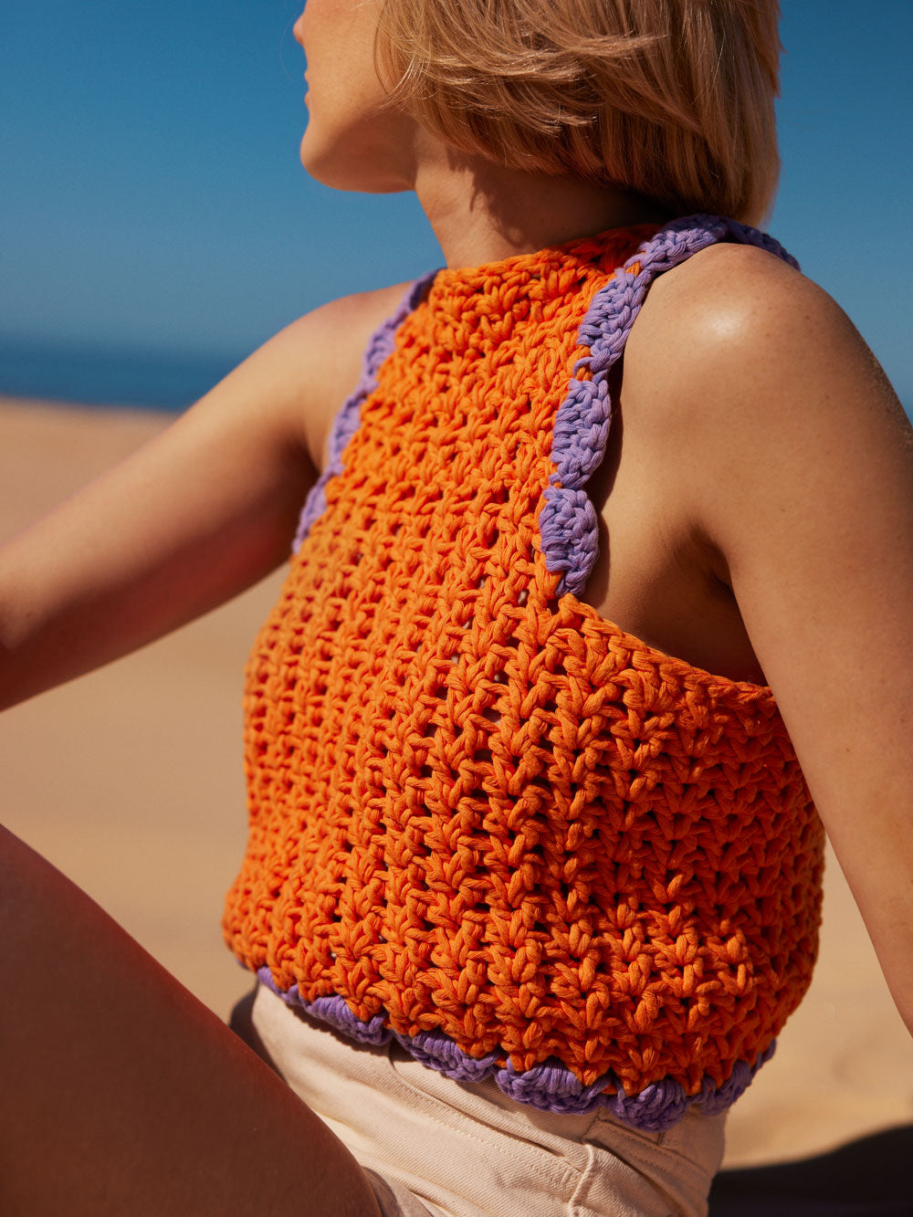 Learn to Crochet the Meadow Tank with Cardigang
