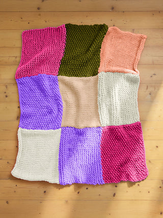 Milo Beginner Patchwork Blanket Knit Kit