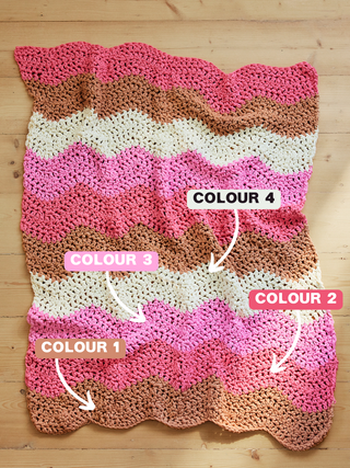 Elle Blanket Crochet Kit