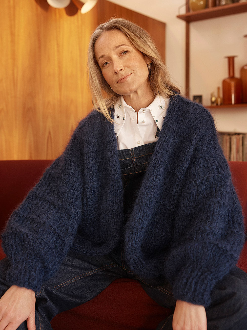 Knit The Faye Mohair Cardigan with Cardigang