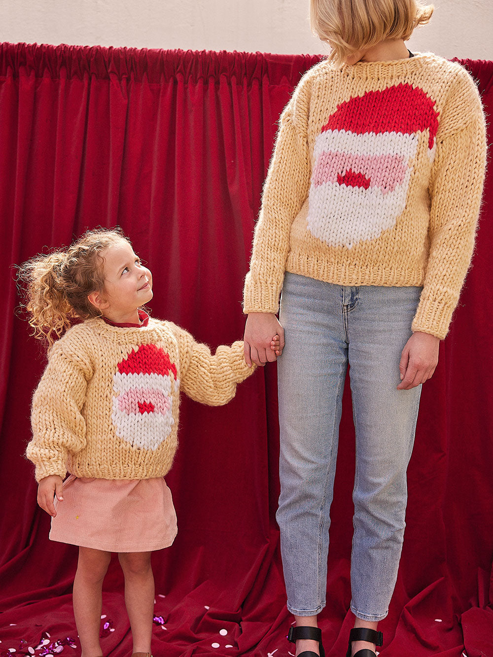 Knit your own Mini Santa Christmas sweater with Cardigang
