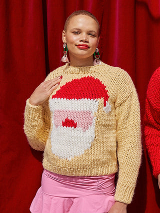 Knit your own Santa Christmas sweater with Cardigang