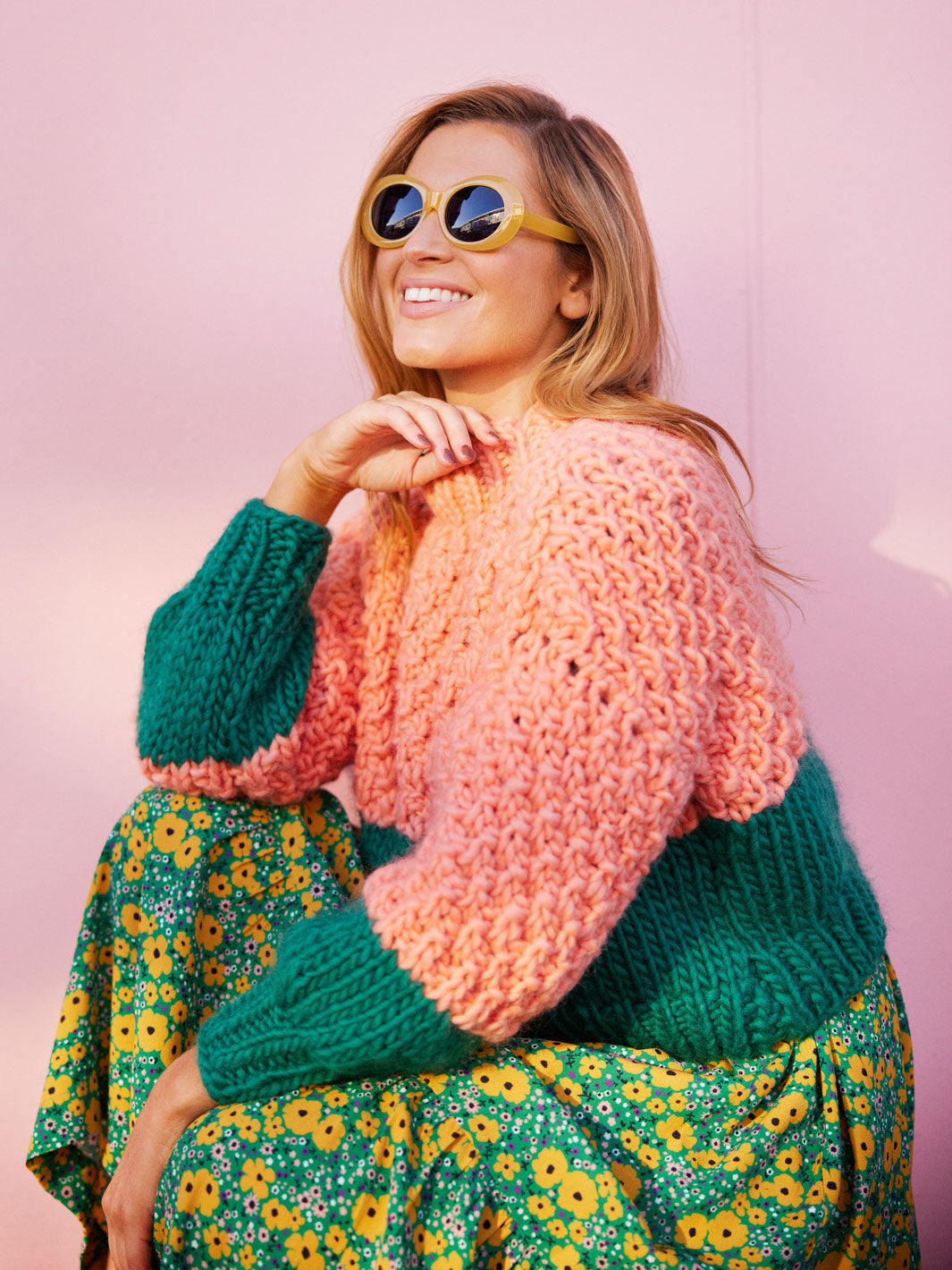WOMENS CHUNKY KNIT SWEATER | CLAY
