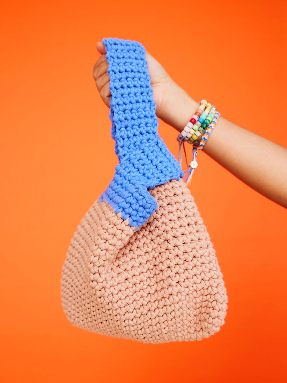 Crochet knot bag kit from Cardigang