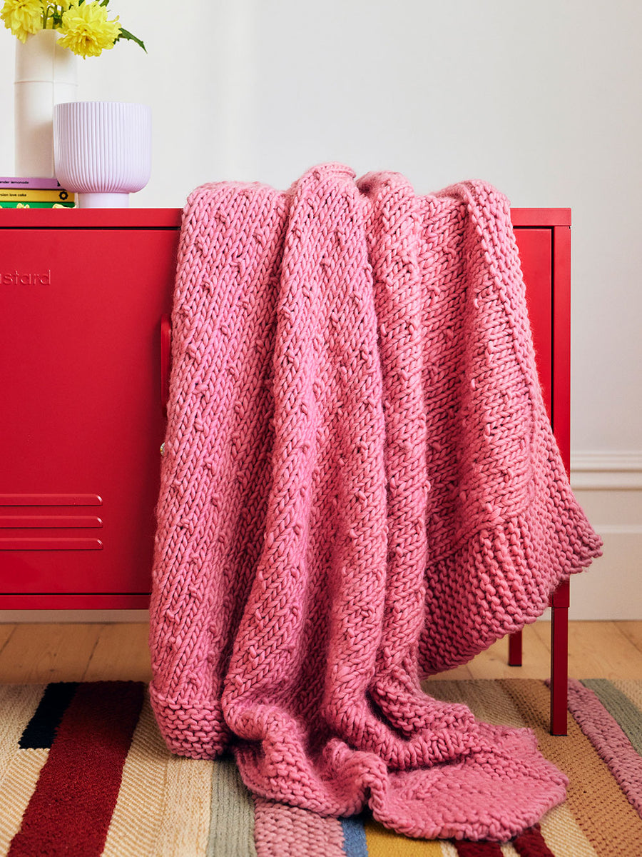 Learn To Knit The Pearl Blanket With Cardigang